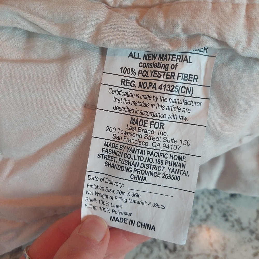 Quince Linen Sand Dream Quilt & 2 Sham Set ! Sz. King/ Cal King! (690) - Picture 14 of 15
